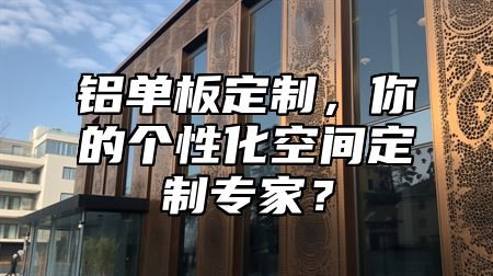 鋁單板定制，你的個性化空間定制專家？